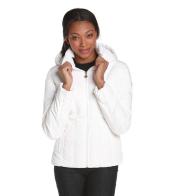 Calvin Klein Hooded Goldtone-Trimmed Down Jacket