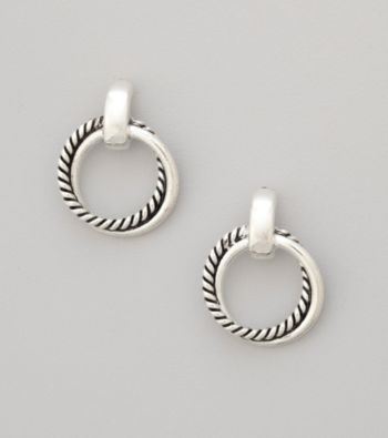 Lauren Ralph Lauren Twisted Link Doorknocker Earrings