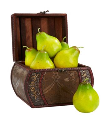 Nearly Natural® Faux Pear (Set of 6)