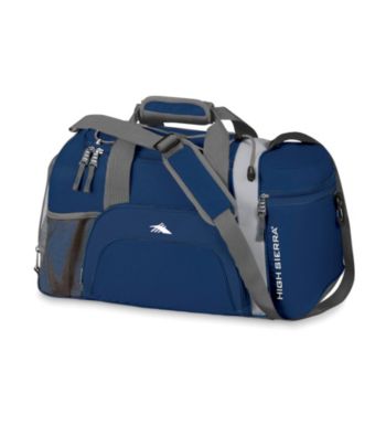 High Sierra® Switch Blade Cross-Sport Duffel - Blue Velvet/Silver