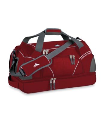 High Sierra® Crunk Trunk Cross-Sport Duffel - Carmine Red/White