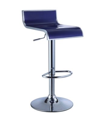Powell® Set of 2 Curved Thin Adjustable Height Bar Stools