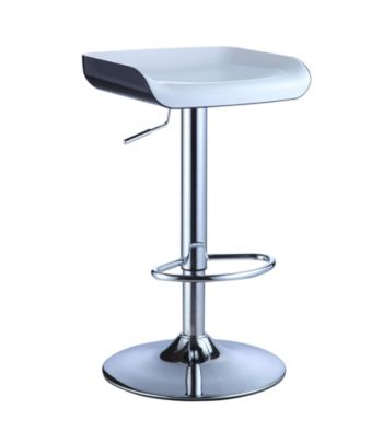 Powell® Set of 2 Backless Chrome Bar Stools