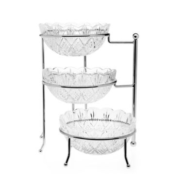Godinger Dublin 3 tier bowl server