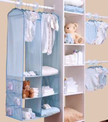 Delta Blue Vertical Closet Organizer
