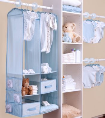 Delta Blue 24-pc. Nursery Storage Set
