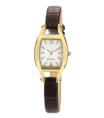 Nine West® Cushion Strap Watch - Brown
