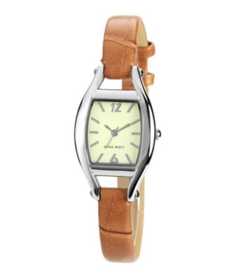 Nine West® Cushion Strap Watch - Camel