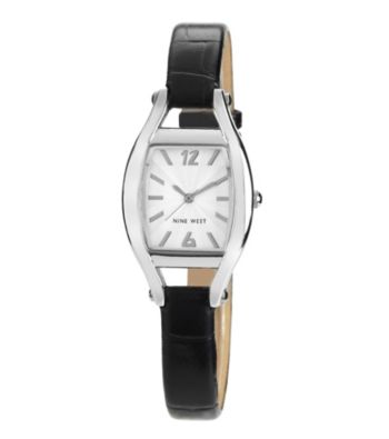 Nine West® Cushion Strap Watch - Black