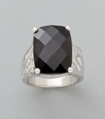 Sterling Silver Ring - Black Onyx
