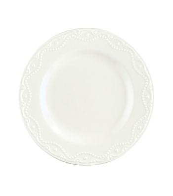 Paula Deen® Signature Vanilla Bas Relief Whitaker Set of 4 Dinner Plates