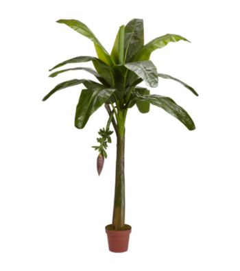 Nearly Natural® 6' Banana Silk Tree (Real Touch)