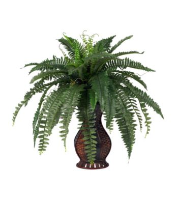 Nearly Natural® Boston Fern with Urn Silk Plant