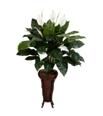 Nearly Natural® Spathyfillium with Stand Silk Plant