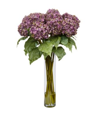 Nearly Natural® Hydrangea Silk Flower Arrangement