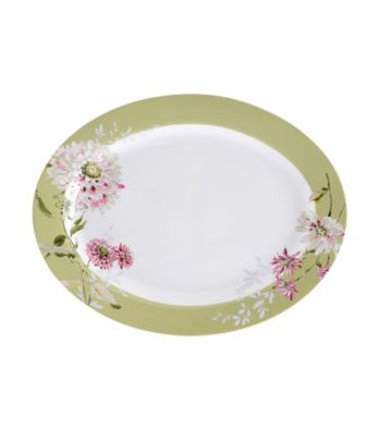 Mikasa® Silk Floral Pink Oval Platter