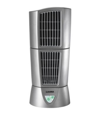 Lasko™ 4910 Platinum Desktop Wind Tower®, 3-Speed, Silver