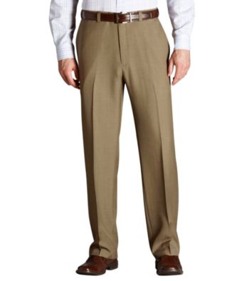 Haggar® Men's Classic Fit Flat Front Repeve Dress Pant