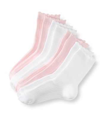 Miss Attitude Girls' 4-pk. Pink/White Crew Socks