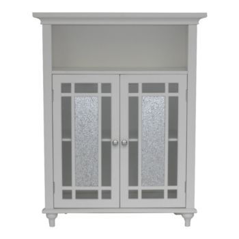 Elegant Home Fashions® Windsor Double Door Floor Cabinet - White