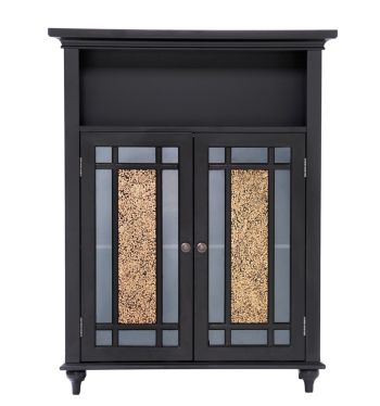 Elegant Home Fashions® Windsor Double Door Floor Cabinet - Dark Espresso