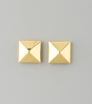 Vince Camuto™ Polished Goldtone Pyramid Button Stud Earrings