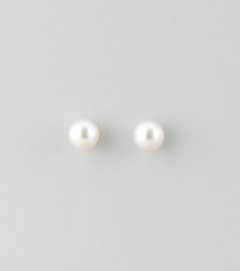 Studio Works® 10mm White Pearl Earrings