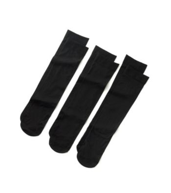 Relativity® Flat-Knit Trouser Sock 3-pk.