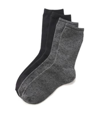 Relativity® Bamboo Crew Sock 2-pk.