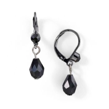 BT-Jeweled Pear Drop Earrings