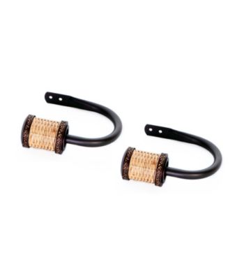 Elegant Home Fashions® Set of Two Tahiti Holdbacks