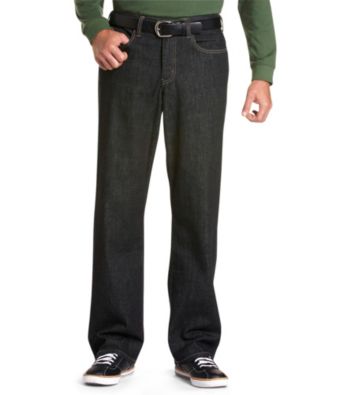 True Nation® Men's Big & Tall Black Rinsed Relaxed-Fit Jeans