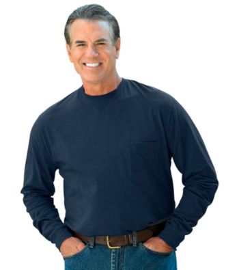 Harbor Bay® Men's Big & Tall Jersey Pocket Tee