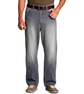 True Nation® Men's Big & Tall Gray Relaxed-Fit Jeans