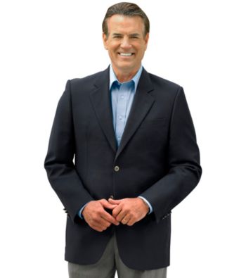 Gold Series™ Men's Big & Tall Navy Continuous Comfort™ Blazer
