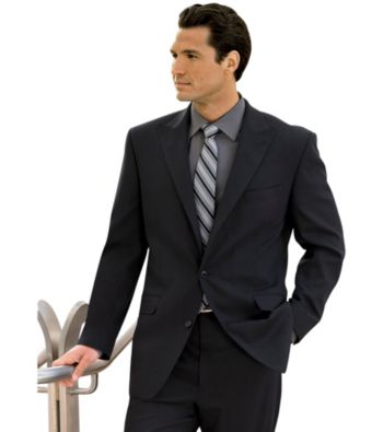 Synrgy™ Men's Big & Tall Black Suit Coat