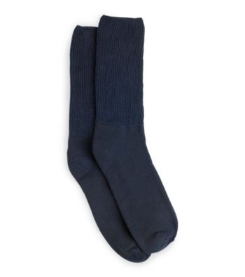 Men's Big & Tall Extra-Wide Diabetic Support Crew Socks