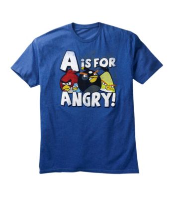 Men's Big & Tall Blue Angry Birds® 