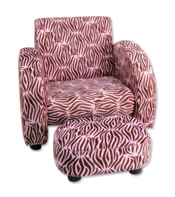 Trend Lab Mod Chair- Pink Zebra