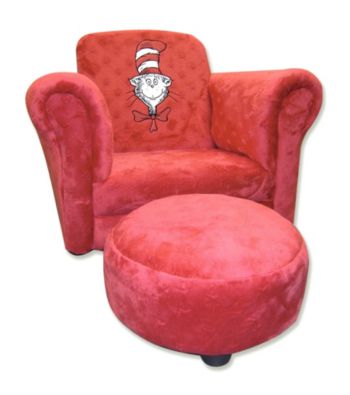Trend Lab Chair - Red Velour Cat in the Hat®