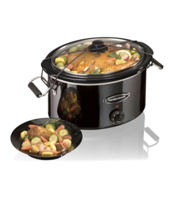 UPC 040094331734 product image for Hamilton Beach Black Ice Metal Collection 7-qt. Slow Cooker | upcitemdb.com