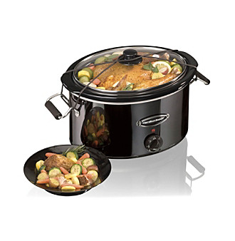 UPC 040094331734 product image for Hamilton Beach Black Ice Metal Collection 7-qt. Slow Cooker | upcitemdb.com
