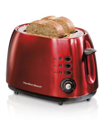 Hamilton Beach® 2-Slice Red Metal Toaster