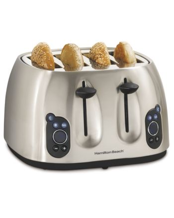 UPC 040094245024 product image for Hamilton Beach Digital Stainless Steel 4-Slice Toaster | upcitemdb.com