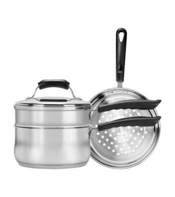 Range Kleen 4-pc. Stainless Steel Steamer or Double Boiler
