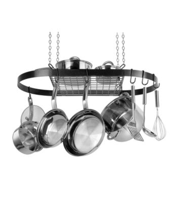 Range Kleen Black Oval Hanging Pot Rack