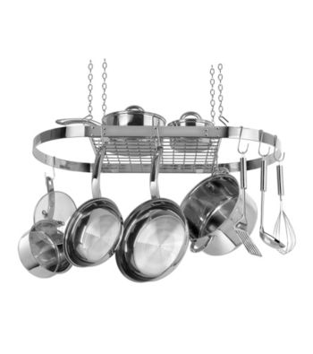 Range Kleen Stainless Steel Oval Hanging Pot Rack