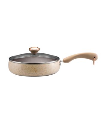 Paula Deen® Oatmeal Speckle Porcelain 2.75-qt Covered Saute Pan