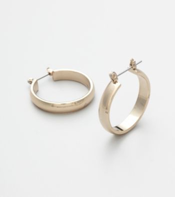 Studio Works® Large Goldtone Hoop Earrings