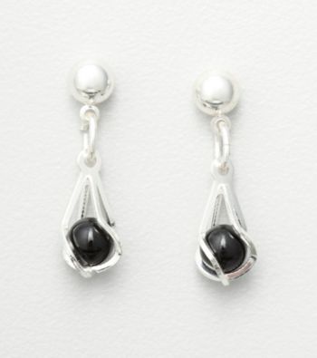 Studio Works® Black Ball Drop Earrings